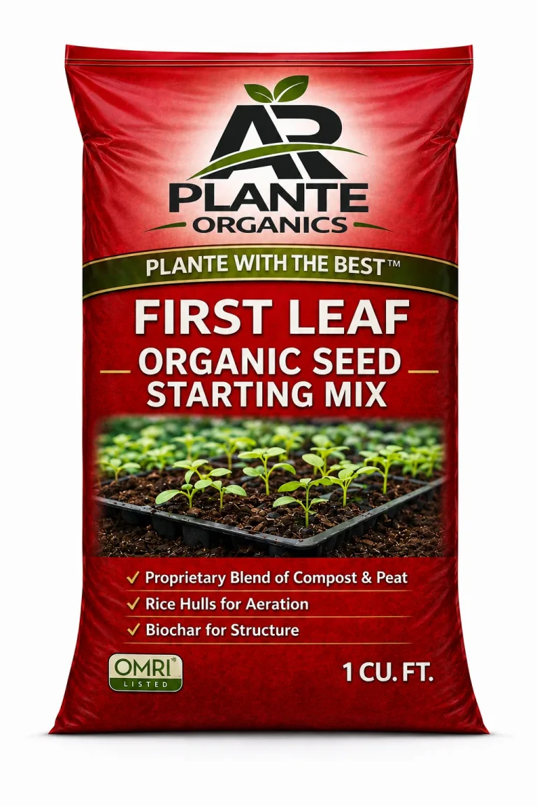 Bag of First Leaf organic seed starting mix, 1 cu ft